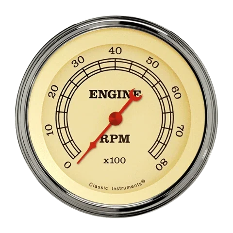 Vintage 3 3_8_ Tachometer VT80SLF